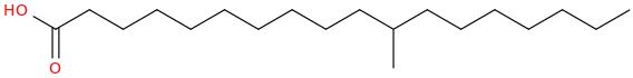 Octadecanoic acid, 11 methyl 